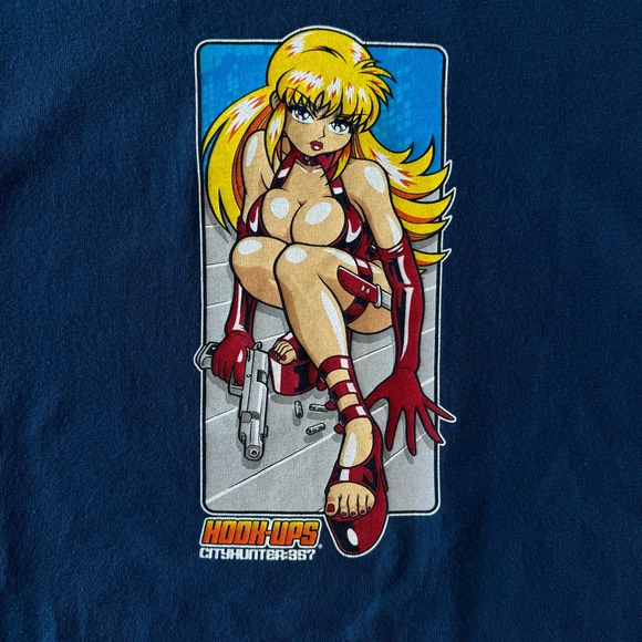 Vintage Y2K Hook-Ups T-Shirt [L] - Picture 3 of 5